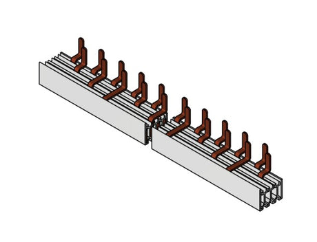 Verschienung 4-p, NL1NL2NL3, LS N+1/1TE, 10mm², 1m, Amparo