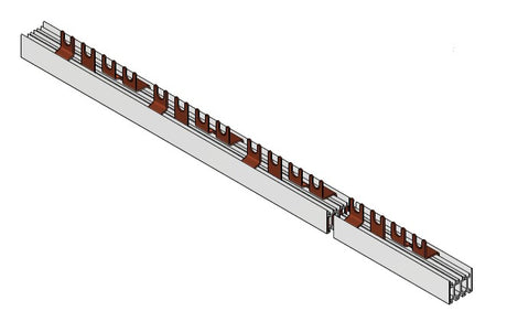 Gabelversch. für Hilfsk., 4-p., 10mm², L1/L2/L3/N/Hi,1m
