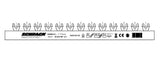 Foto: Gabelverschienung 4-polig, 10mm², L1/L2/L3/N, 1m