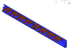Gabelverschienung 1-polig, 20mm², 1m