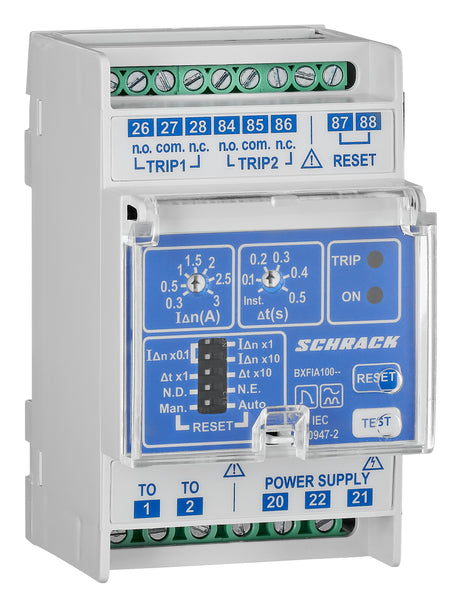 FI-Relais Typ A, ohne Display, von 30mA - 30A