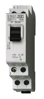 Reiheneinbau-Umschalter, 2 Wechsler, 1-O-2, 16A