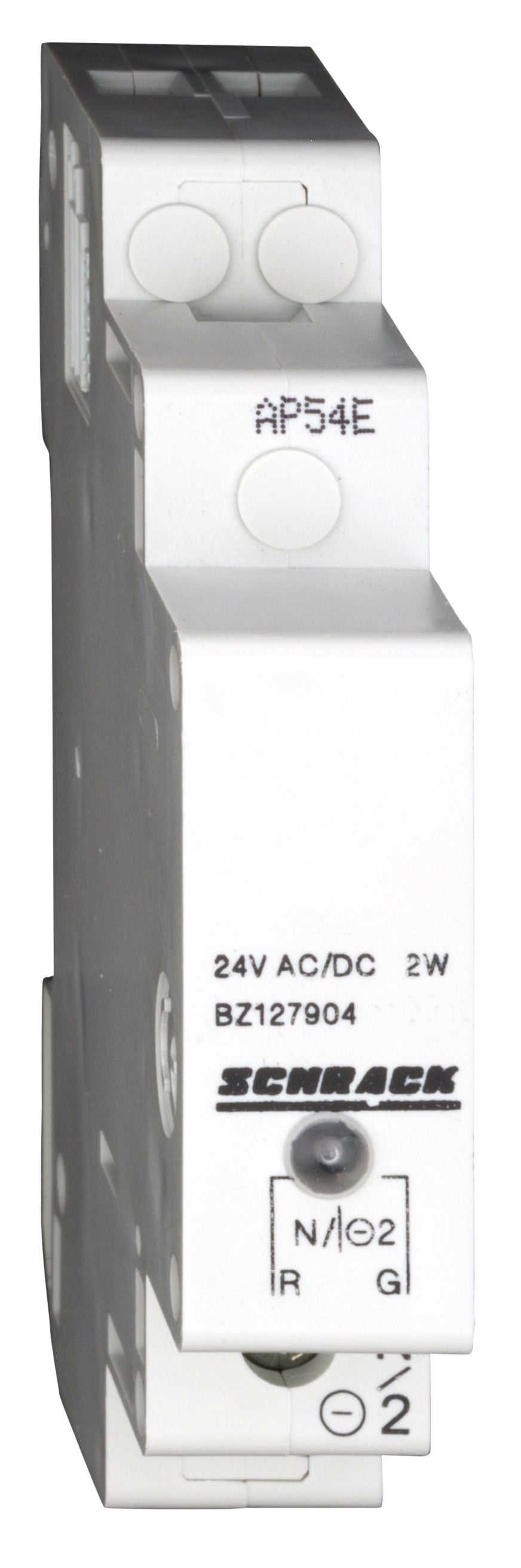 Reiheneinbau-Einzelleuchte LED 12-24VAC/DC, rot/grün