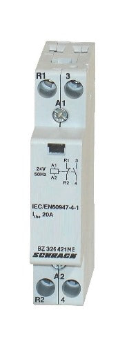 AMPARO-Installationsschütz 20A, 1S+1Ö, 24VAC 1TE