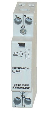 AMPARO-Installationsschütz 20A, 2S, 24VAC 1TE