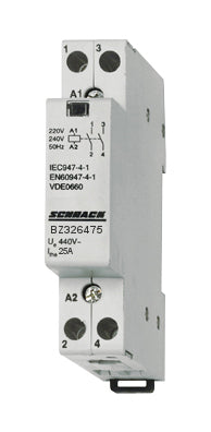 Installationsschütz 25A, 2S, 230VAC 1TE