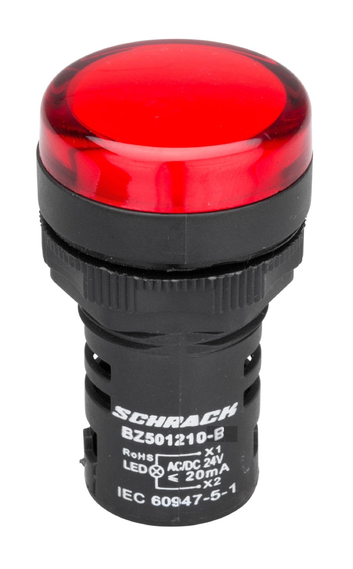 LED-Leuchtmelder Monoblock 24VAC/DC rot