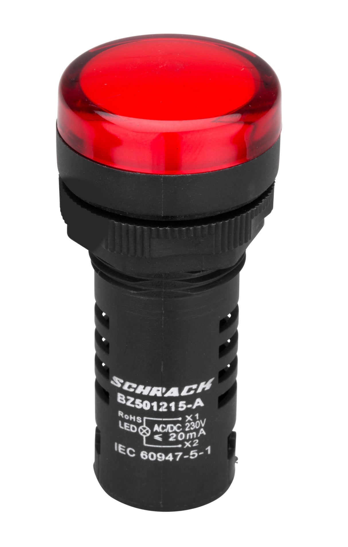 LED-Leuchtmelder Monoblock 230VAC/DC rot