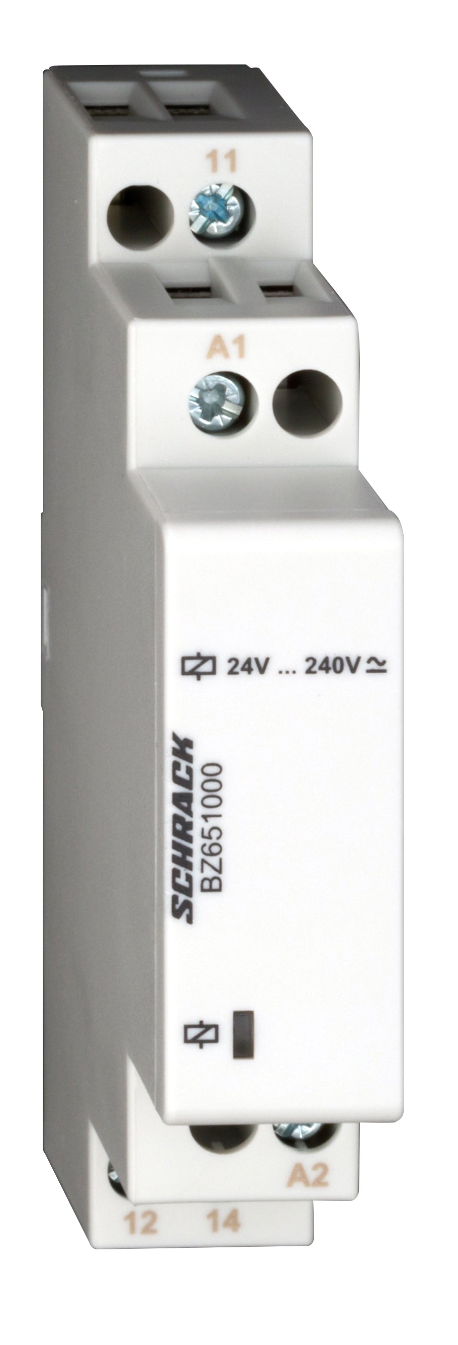 Reiheneinbau-Relais, 1 Wechsler, 24-240VAC/DC