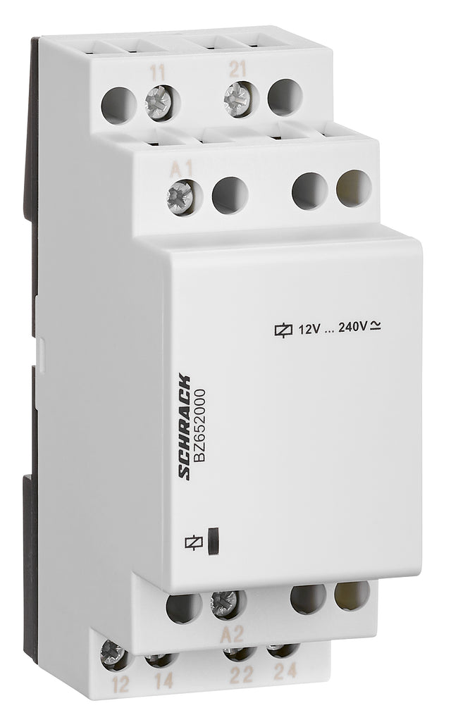 Reiheneinbau-Relais, 2 Wechsler, 12-240VAC/DC