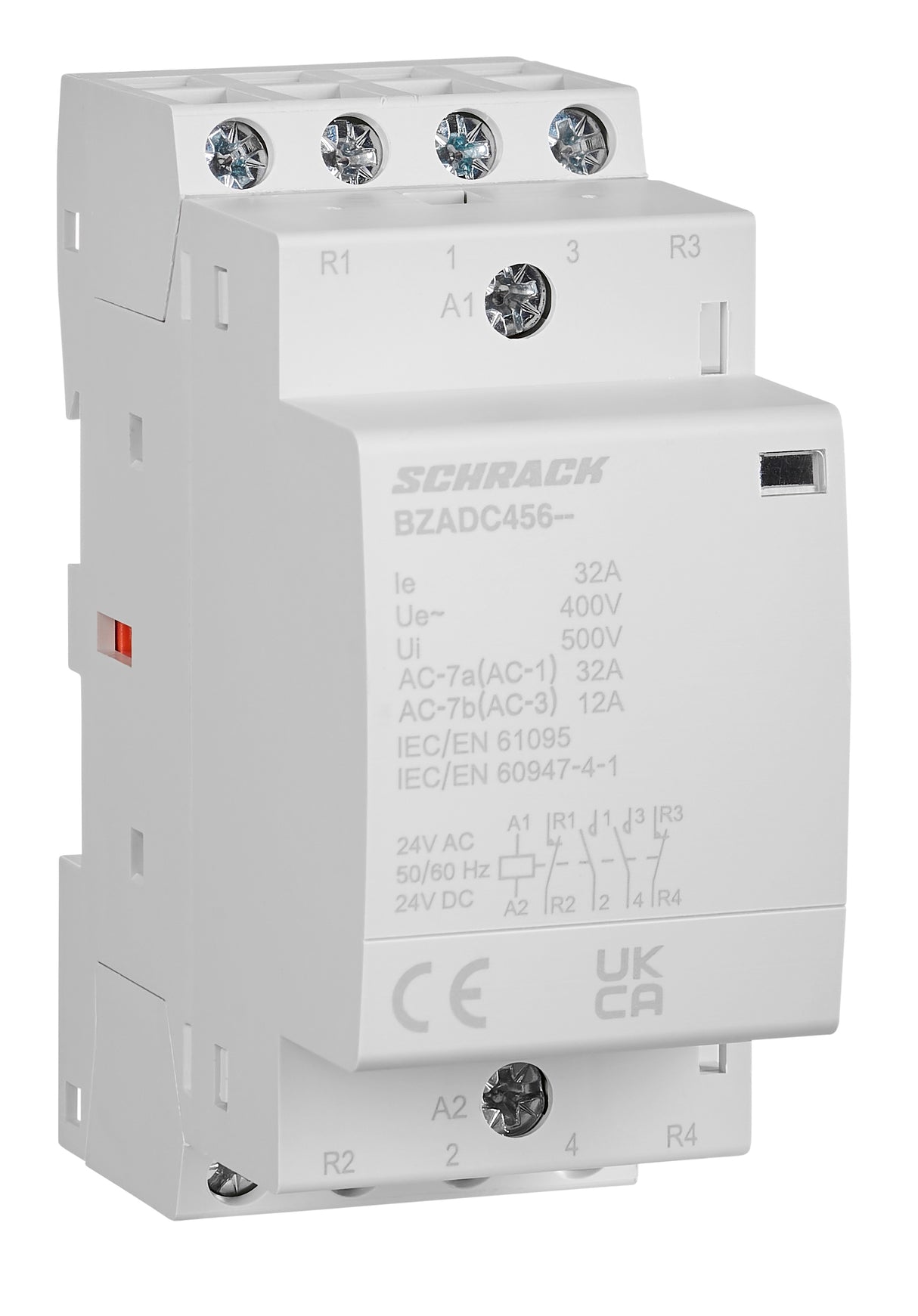 Installationsschütz 32A, 2S 2Ö, 24V AC/DC 2TE