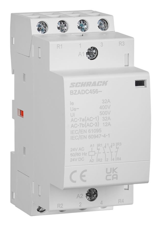 Installationsschütz 32A, 2S 2Ö, 24V AC/DC 2TE