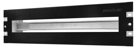 Foto: 19" Baugruppenträger mit Hutschiene, 3HE, 22TE, RAL9005
