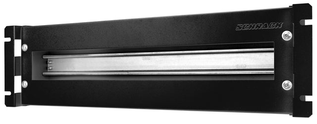 19" Baugruppenträger mit Hutschiene, geschlossenes Gehäuse