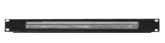 Foto: 19" Bürsteneinführungspanel mit Bürste, 1HE, RAL9005