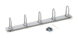 Foto: 19" Kabelführungspanel, 5 große Ringe 40x83mm, 1HE, RAL7035