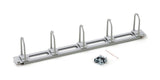 Foto: 19" Kabelführungspanel mit Öffnungen,5 Ringe 40x83,1HE,R7035