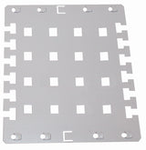Foto: 19" Kabelabfangplatte 170x150mm zur Montage an 19" Schienen