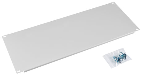Foto: Blindplatte Stahl, 19", 4HE, RAL7035