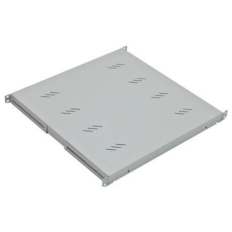 Foto: 19" Fachboden Fix, bis 80kg Last, T=450mm, 1HE, RAL7035