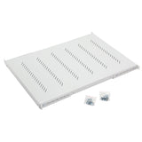Foto: 19" Fachboden Fix, Schwerlast 150kg Last,T=650mm,1HE,RAL7035