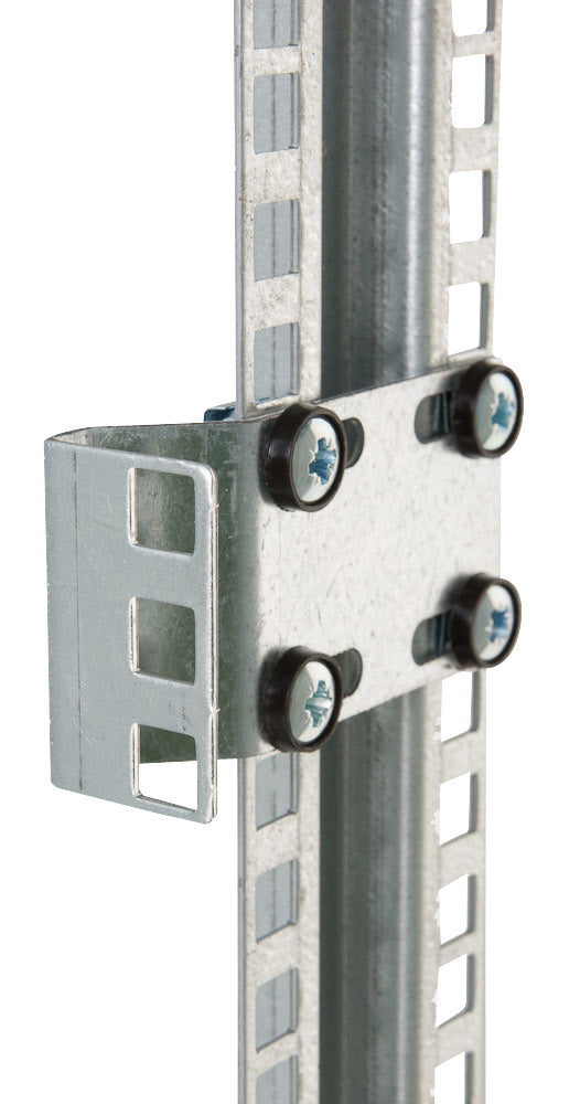 Foto: 19"Vertikalhalterset 1HE f.mittlere 19"-Schiene Standschrank