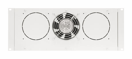 Foto: Dachlüfter mit 1 Ventilator u. Thermostat, 19", 4HE, RAL7035