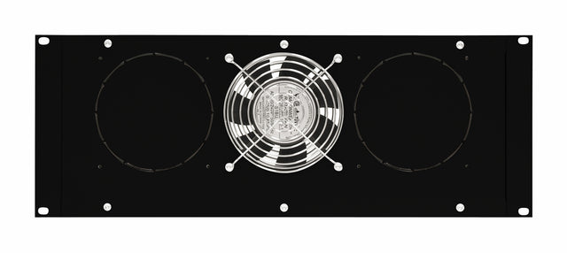 Foto: Dachlüfter mit 1 Ventilator u. Thermostat, 19", 4HE, RAL9005