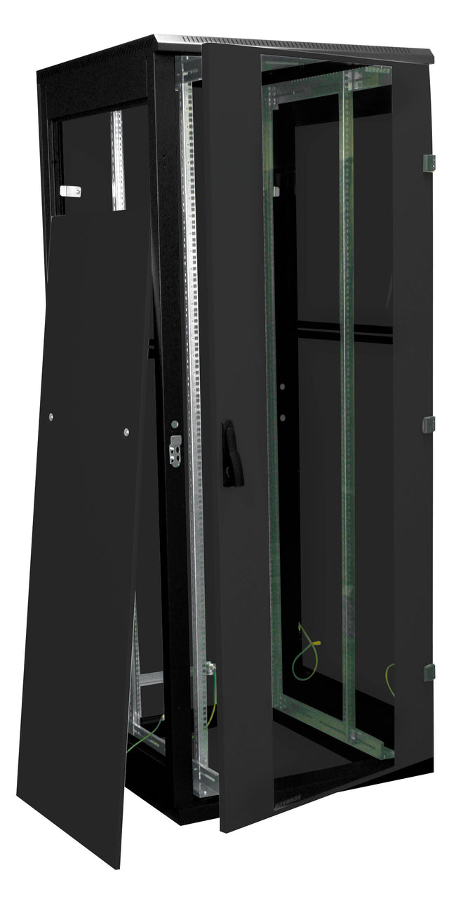 Foto: Netzwerk-Standschrank DS, B=600 H=1.970 T=600mm, 19", 42HE