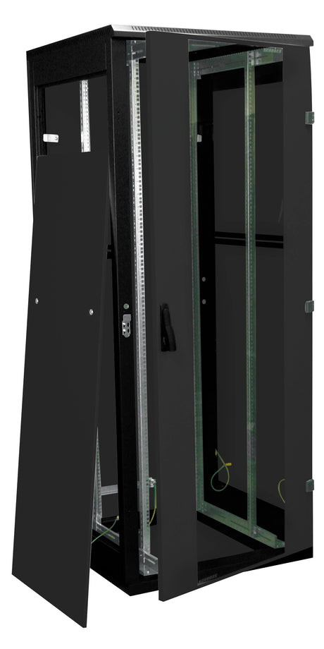 Netzwerk-Standschrank DS, B=800 H=1.970 T=1.000mm, 19", 42HE