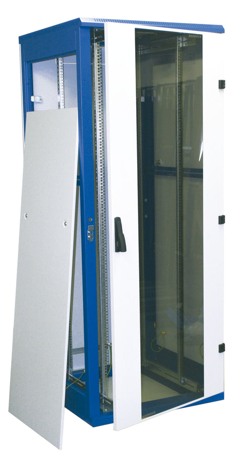 Netzwerk-Standschrank DS, B=800 H=2.195 T=1.200mm, 19", 47HE