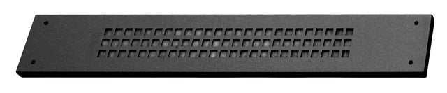 Sockel-Blende perforiert mit Staubfilter, B=600 für Daten-