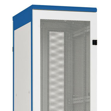 Foto: Metall-Tür perforiert 80% DS/DSZ/DSS(IP20) 42HE,B800,RAL7035
