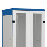 Foto: Doppel-Tür Metall perfor.80% DS/DSZ/DSS(IP20) 42HE,B800,7035