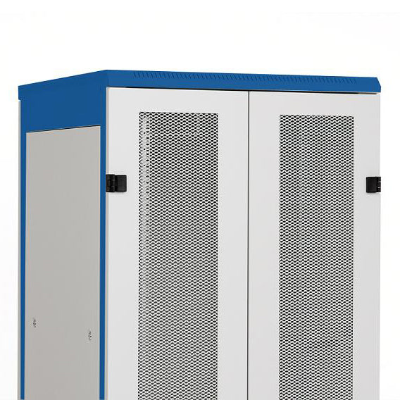 Foto: Doppel-Tür Metall perfor.80% DS/DSZ/DSS(IP20) 42HE,B800,7035
