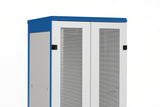 Foto: Doppel-Tür Metall perfor.80% DS/DSZ/DSS(IP20) 45HE,B600,7035