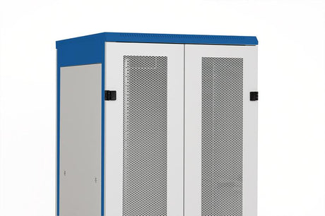 Foto: Doppel-Tür Metall perfor.80% DS/DSZ/DSS(IP20) 45HE,B600,7035