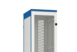 Foto: Metall-Tür perforiert 80% DS/DSZ/DSS(IP20) 47HE,B800,RAL7035