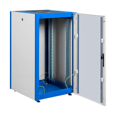 Foto: Netzwerk-Standschrank S-RACK, B=600 H=1033 T=600, 19", 20HE