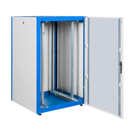Netzwerk-Standschrank S-RACK, B=800 H=1033 T=800, 19", 20HE