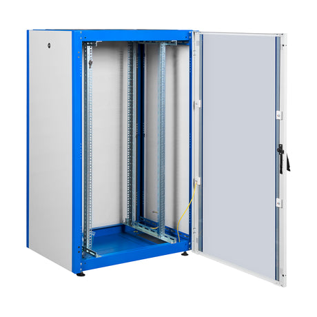 Foto: Netzwerk-Standschrank S-RACK, B=800 H=1299 T=600, 19", 26HE