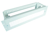 Foto: 19" Baugruppenträger mit Hutschiene, 3HE, 21TE, RAL7035