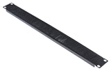 Foto: 19" Bürsteneinführungspanel, 1HE, RAL9005