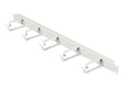 Foto: 19" Kabelführungspanel, 1HE, 5 Metall-Ringe 63mm, RAL7035