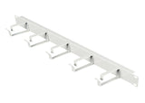 Foto: 19" Kabelführungspanel, 1HE, 5 Metall-Ringe 63mm, RAL7035
