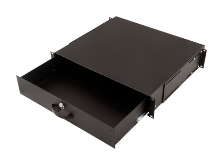 Foto: 19" Dokumentenlade versperrbar, 25kg Last, T=400mm, 2HE