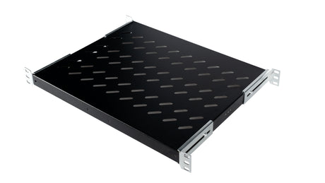 Foto: 19" Fachboden Fix, bis 50kg Last, T=370mm, 1HE, RAL9005