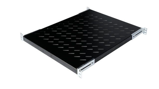 Foto: 19" Fachboden Fix, bis 50kg Last, T=570mm, 1HE, RAL9005