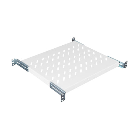 Foto: 19" Fachboden Fix, bis 50kg Last, T=570mm, 1HE, RAL7035