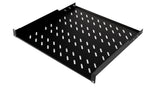 19" Fachboden Fix, 1HE, bis 50kg Last, T=450mm, Low Profile